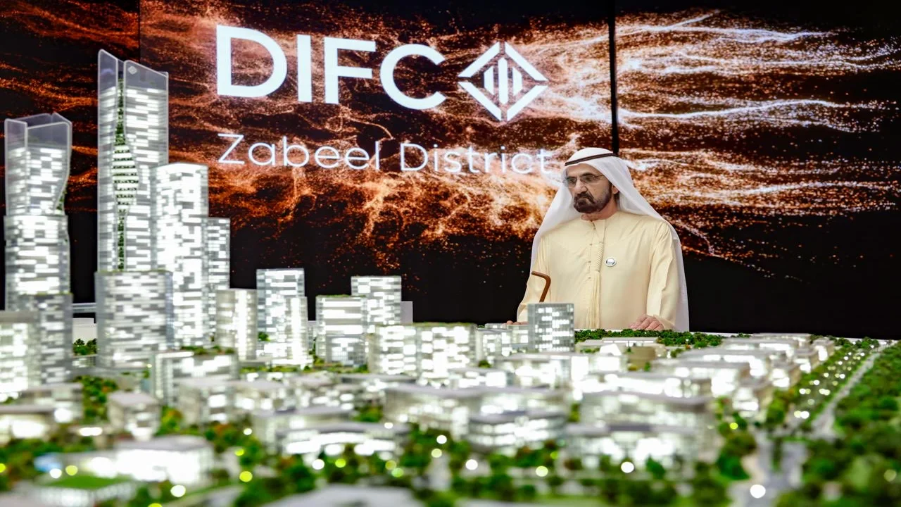 توسعة كبرى.. محمد بن راشد يطلق المرحلة الثانية من مركز دبي المالي العالمي